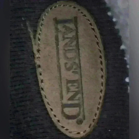 Lands End Women’s SZ 7 Olive Suede Slip On Mocs Hiking Shoe Excellent Condition - Picture 5 of 8